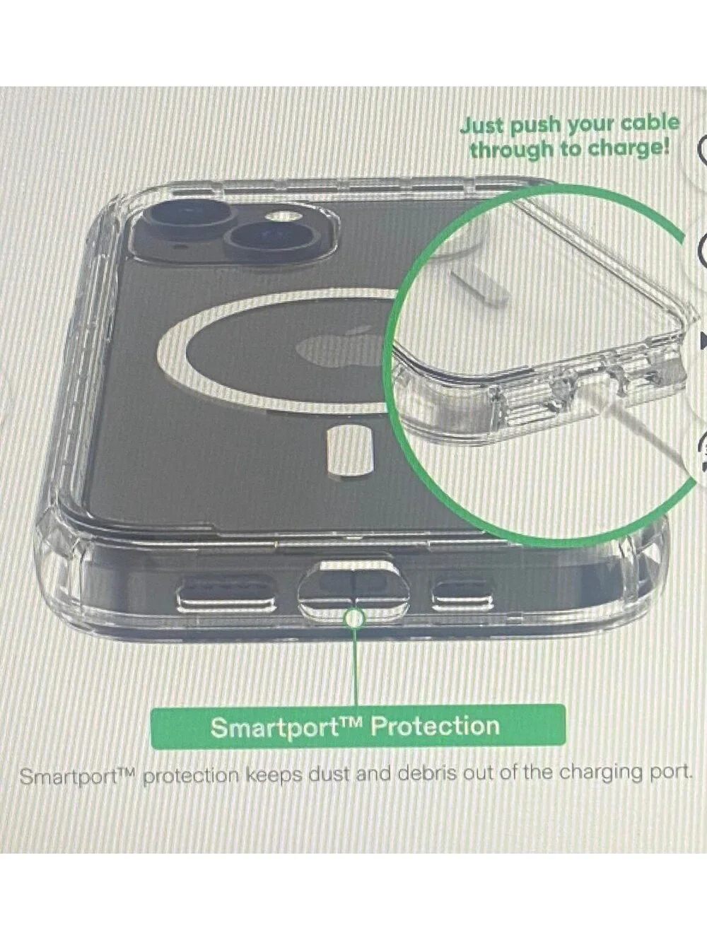 Onn Rugged Case for iPhone 16e/15/14/13 Clear